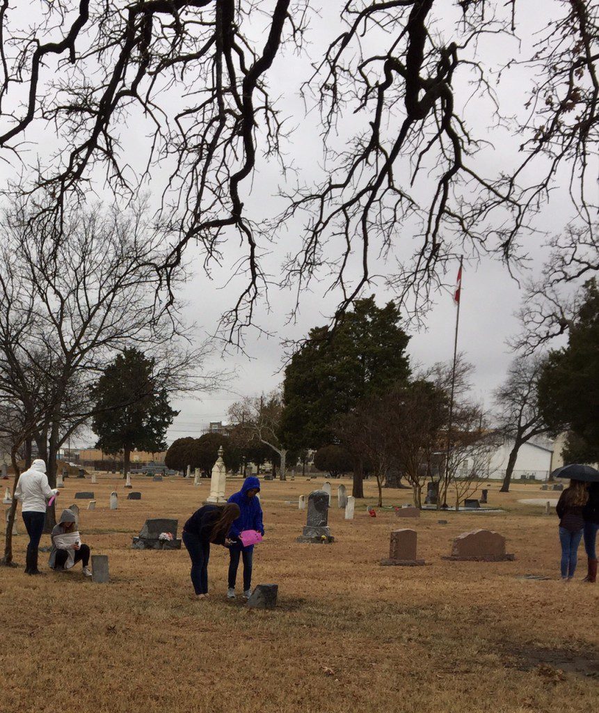 Rachel Cotton, Emma Thornock, Rachel Fletcher and Sabrina Waite - Oakwood Cemetery