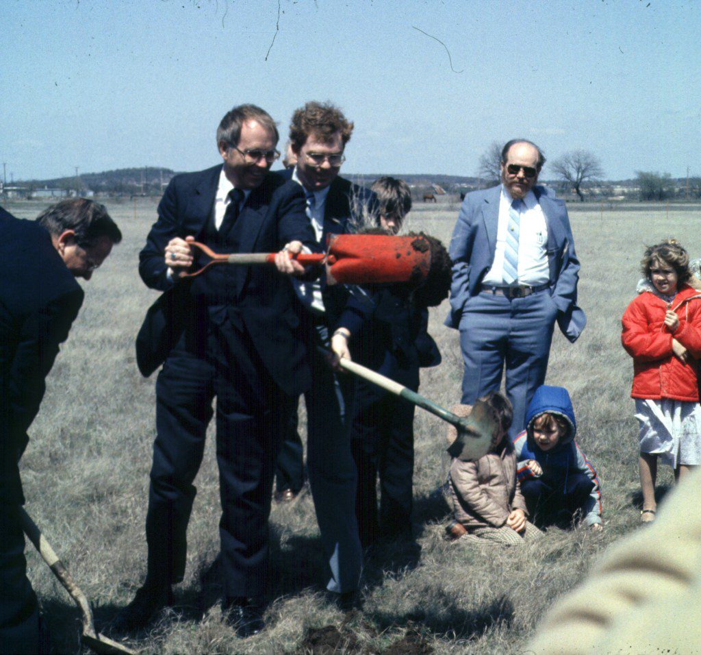 1983 Ground Breaking of the Burleson Building