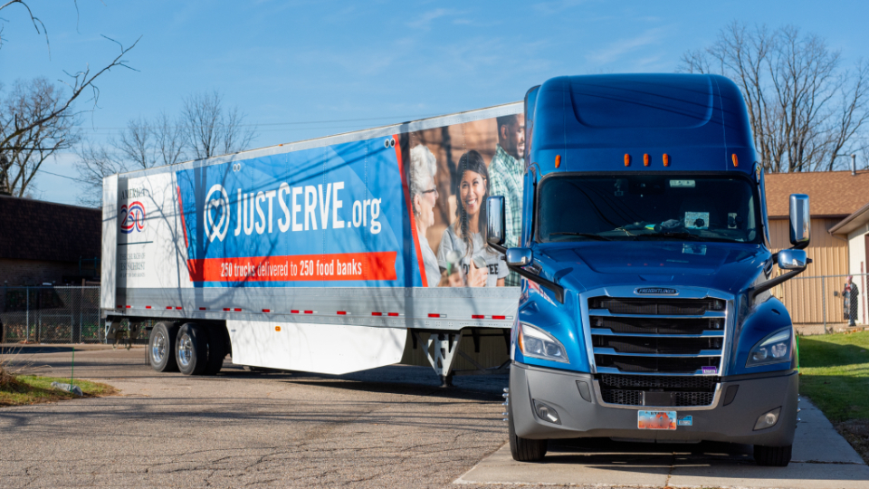 Just Serve Food Donation for Minnie's Pantry